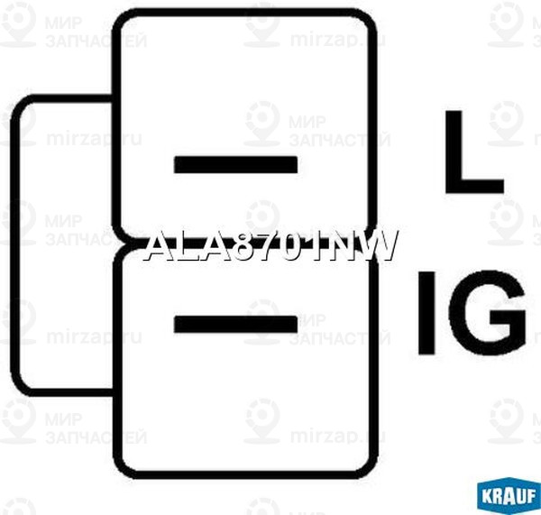 Запчасть KRAUF ALA8701NW
