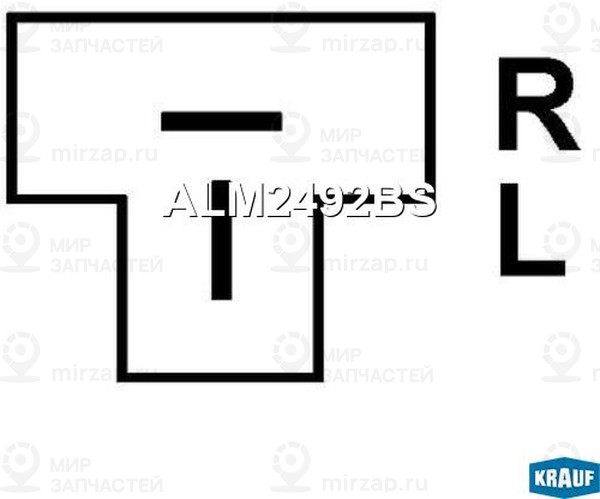 Запчасть KRAUF ALM2492BS