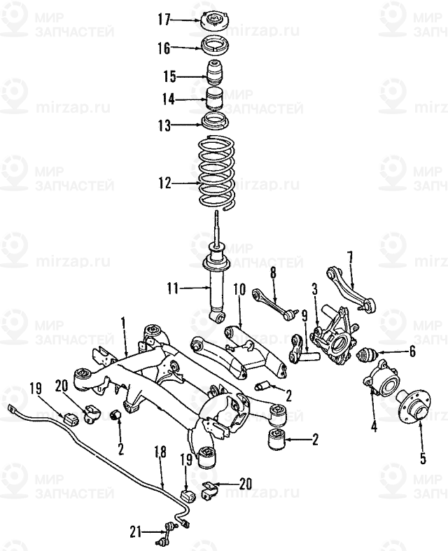 Дополнительный амортизатор Зд
 BMW 33531093094