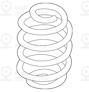 Бочкообразная пружина задняя
 BMW 33536756983