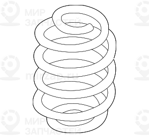 Бочкообразная пружина задняя
 BMW 33536760606
