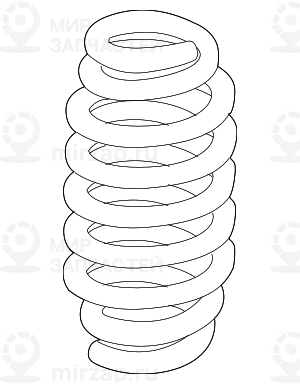 Витая пружина Зд
 BMW 33536767343