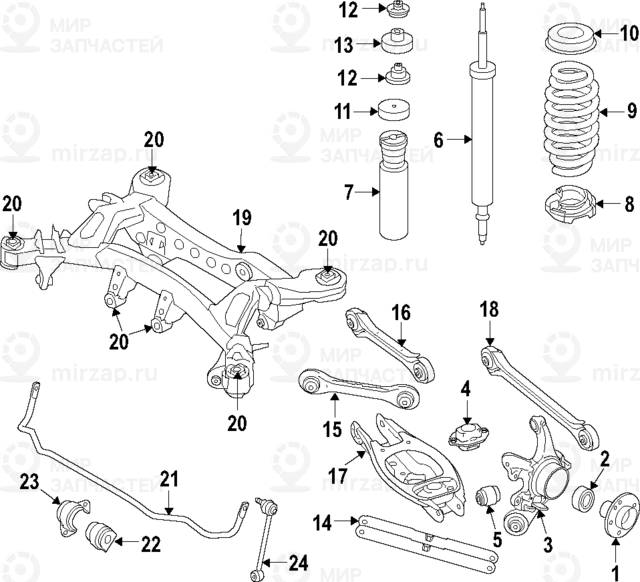 Витая пружина Зд
 BMW 33536776932