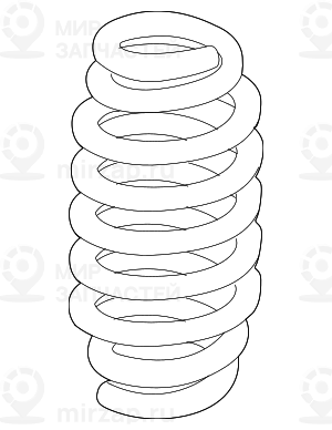 Витая пружина Зд
 BMW 33536783274