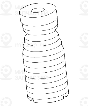 Zusatzdдmpfer Hinten Mit Schutzrohr
 BMW 33536871819