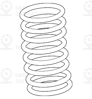 Schraubenfeder Hinten
 BMW 33536884916