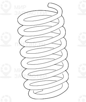 Витая Пружина Зд
 BMW 33536884918