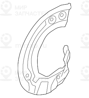 Защитный кожух п
 BMW 34106861798