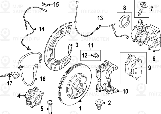 Bremsscheibe Leichtbau Bel?ftet
 BMW 34106865722