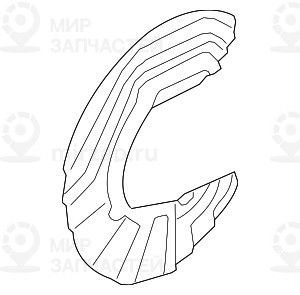 Schutzblech Links
 BMW 34106870529