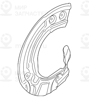 Schutzblech Rechts
 BMW 34106870530
