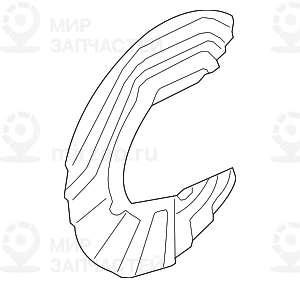 Schutzblech Links
 BMW 34106871337