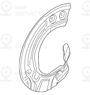 Защитный Кожух Л
 BMW 34106878311