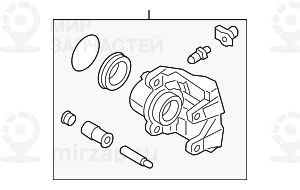 Bremssattelgehause Links
 BMW 34106882253