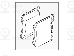 Reparatursatz Bremsbelгѓв¤Ge Asbestfrei
 BMW 34108863322