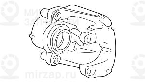 Корпус суппорта тормозного механизма Л ! заменен на BW6071
 BMW 34111163385
