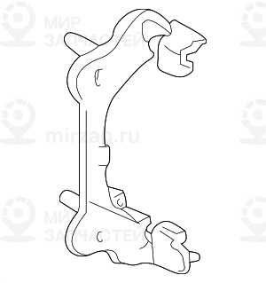 Направляющая тормозных колодок Л
 BMW 34116768431