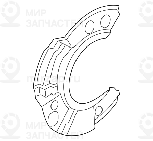 Защитный кожух П
 BMW 34116775266