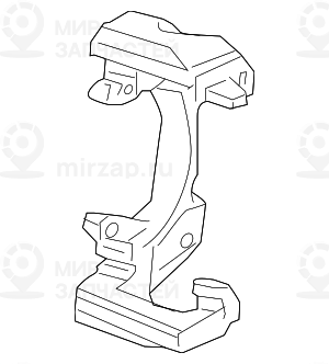 Направляющая тормозных колодок
 BMW 34116776797