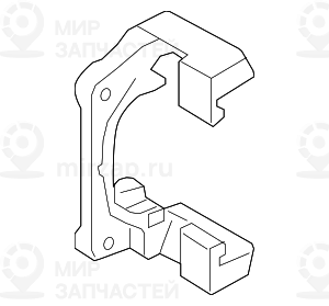 Направляющая тормозных колодок
 BMW 34116786820