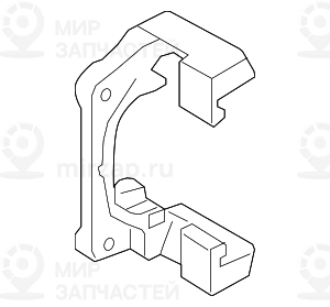 Направляющая тормозных колодок
 BMW 34116792691