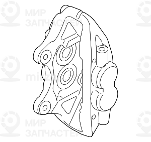 Корпус суппорта тормозного механизма п
 BMW 34116799466