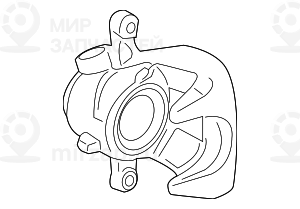 Корпус суппорта тормозного механизма п
 BMW 34116860270