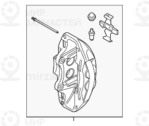 Bremssattelgeh?use Links
 BMW 34116891287