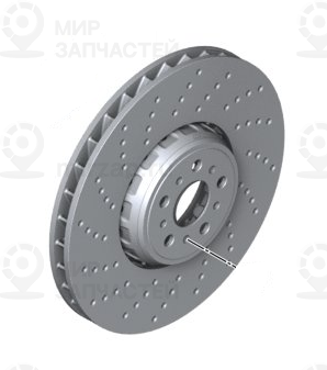 Carbon-Keramik-Bremsscheibe Links
 BMW 34117991105