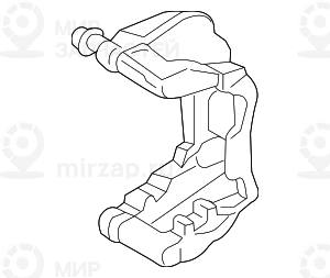 Bremstrдger Blau Links
 BMW 34206882989