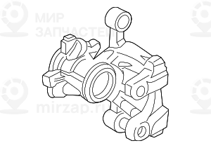 Bremssattelgeh?use Rechts
 BMW 34206895368