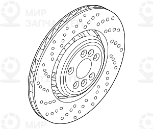 Тормозной Диск Вентилир. С Отверстиями П
 BMW 34208074286