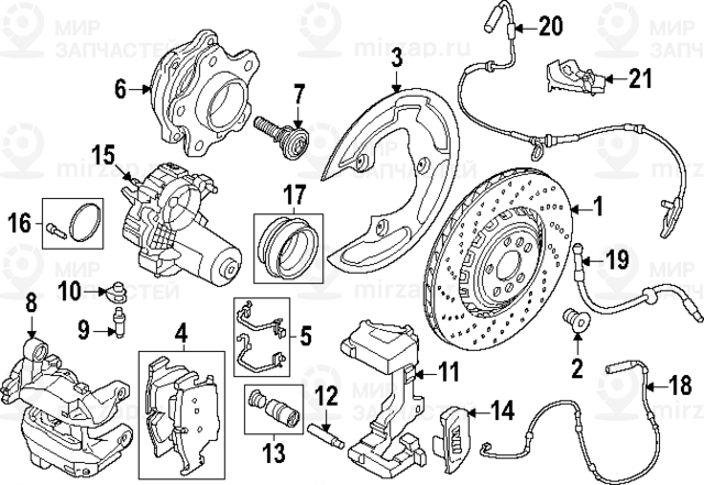W4_calliper Car
 BMW 34208843061