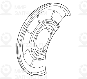 Защитный кожух Л
BMW 34212228965