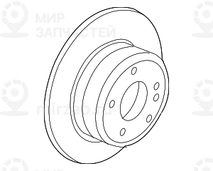 Торм.диск облегч.констр. вентилируемый
 BMW 34216779535