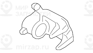 Корп.супп.диск.кол.торм.мех.синий Левый
 BMW 34216887409