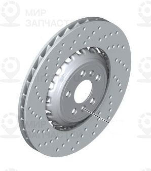 Bremsscheibe Belьftet Gelocht Rechts
 BMW 34217991104