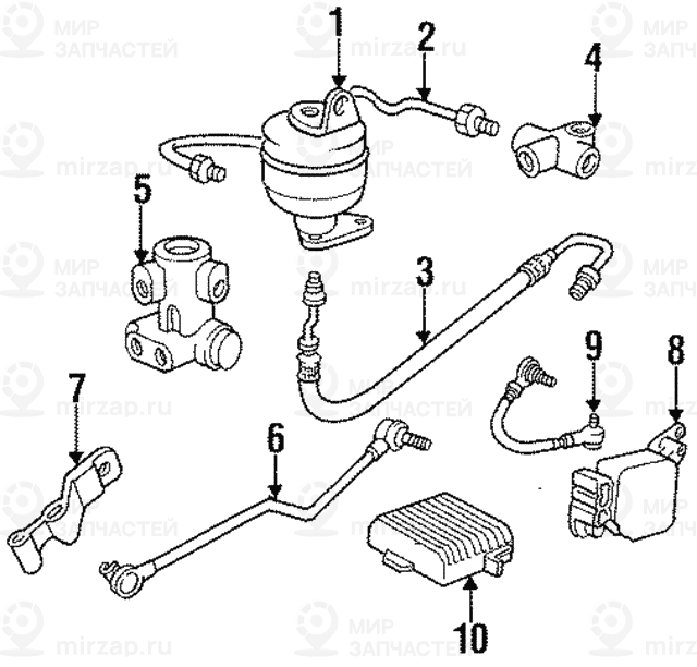 Трубопровод M10/M10-829MM
 BMW 34326755594