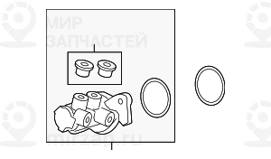Главный тормозной цилиндр
 BMW 34336851093