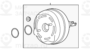 Усилитель тормозов! заменен на 34336858114
 BMW 34336851098