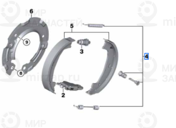 Ремонтный комплект
 BMW 34410410825