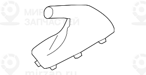 Чехол рычага стояночного тормоза SCHWARZ
 BMW 34423424441