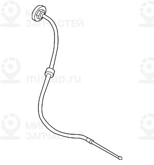Трос привода стояночного тормоза П
 BMW 34436772104