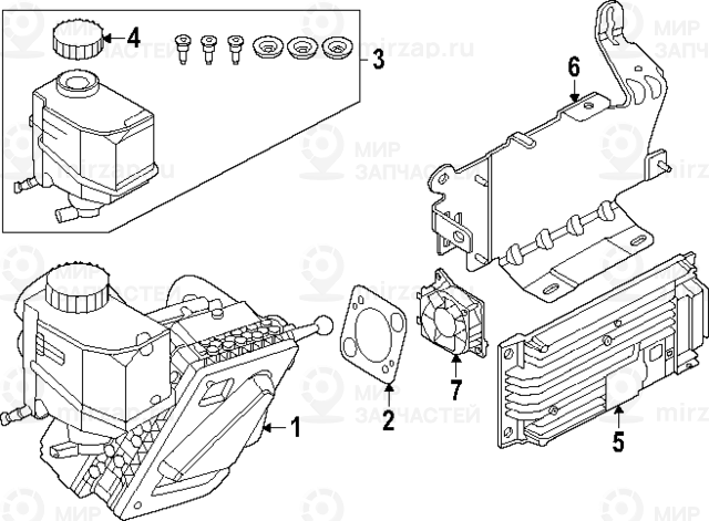 W16_power Brake
 BMW 34505B69D61
