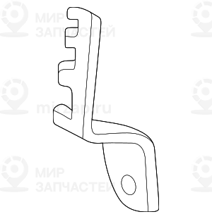 Кронштейн трубопровода ABS/BVA Л
 BMW 34526780591