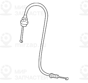 Трос привода системы ADS 2 L=377MM/PBX
 BMW 35411162495