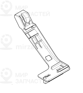 Перех.пластина модуля педали акселерат.
 BMW 35426772703