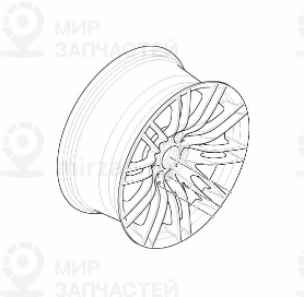 дисковое колесо легкосплавное 91/2JX18  ET:23
 BMW 36102283751