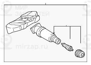 Radelektronikmodul Rdc 31
 BMW 36106877934