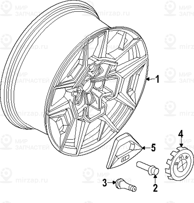 Autoersatzteil
 BMW 36111543989